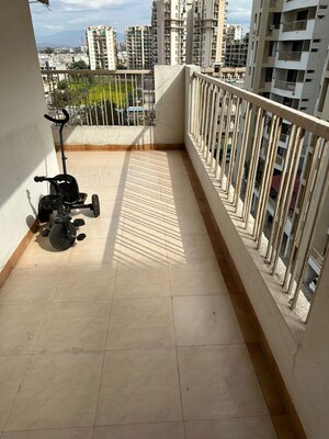 Balcony in 3 BHK Apartment at Dhakoli – for Rent