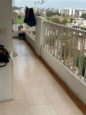 Balcony in 3 BHK Apartment at Dhakoli – for Rent
