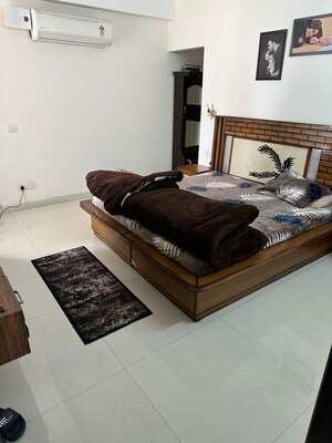 Living Room in 3 BHK Apartment at Dhakoli – for Rent