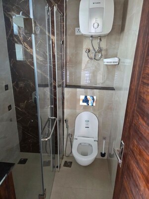 Bathroom in 2.5 BHK Builder Floor at JMS Primeland, Sector 95a – for Rent