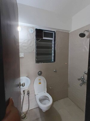 Bathroom in 1 BHK Apartment at DGS Sheetal Tapovan, Malad East – for Rent