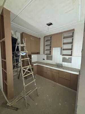 Kitchen in 3 BHK Builder Floor at Rohini Sector 15 – for Rent