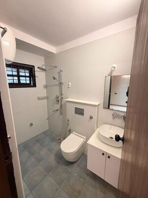 Bathroom in 3 BHK Builder Floor at Indiranagar – for Rent