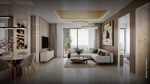 Living Room in 3 BHK Apartment at M3M Capital, Sector 113 – for Sale