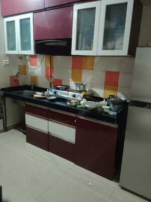 Kitchen in 2 BHK Apartment at Sai Chaturbhuj Apartment, Kharghar – for Rent
