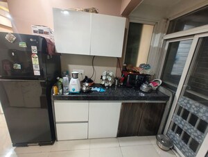 Kitchen in 3 BHK Apartment at Wadhwa Elite Solitaire, Kolshet Road – for Sale