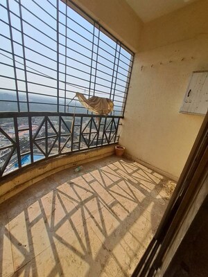 Balcony in 3 BHK Apartment at Riddhi Siddhi Heights, Airoli – for Rent