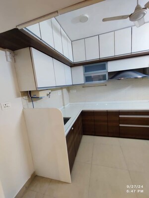 Kitchen in 3 BHK Apartment at Bramha Suncity, Wadgaon Sheri – for Rent