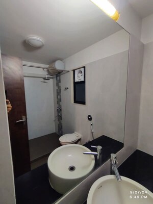 Bathroom in 3 BHK Apartment at Bramha Suncity, Wadgaon Sheri – for Rent