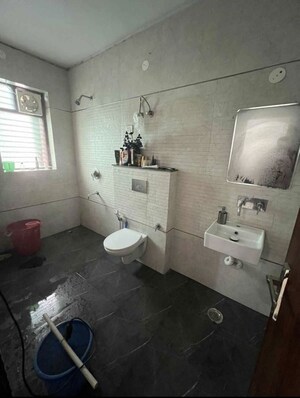 Bathroom in 3 BHK Builder Floor at Tagore Garden – for Rent