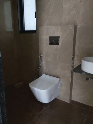 Bathroom in 2 BHK Apartment at Damji Shamji Mahavir Spring Tulip Phase 1, Pokhran Road No Two – for Rent
