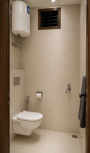 Bathroom in 3 BHK Builder Floor at Rajouri Garden – for Rent