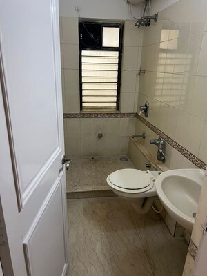 Bathroom in 3 BHK Apartment at Bandra West – for Rent