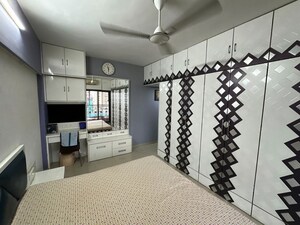 Bedroom in 3 BHK Apartment at National Sea Queen Excellency, Nerul – for Rent