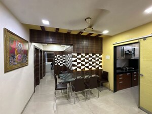 Living Room in 3 BHK Apartment at National Sea Queen Excellency, Nerul – for Rent