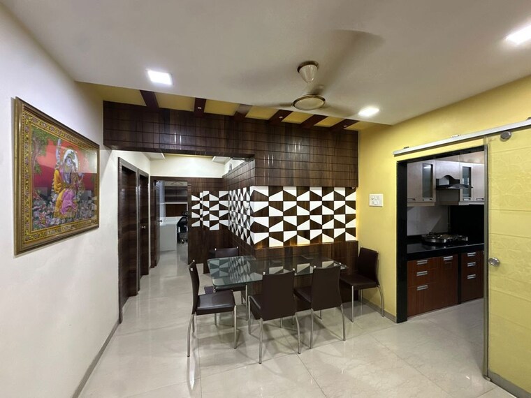 Living Room, national-sea-queen-excellency 3 Bedroom 1800 Sq.Ft. Apartment In Nerul Navi Mumbai 10682153