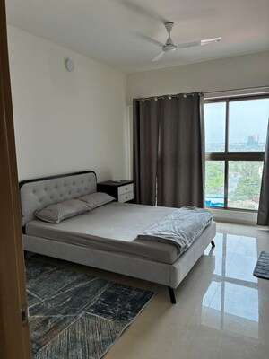 Master Bedroom in 4 BHK Apartment at Raj Infinia, Malad West – for Rent