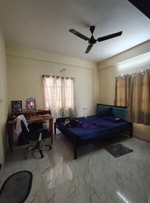 Living Room in 3 BHK Builder Floor at Vandana Alpyne, Hsr Layout – for Rent