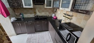 Kitchen in 3 BHK Apartment at Panchsheel Green Mart, Sector 16 Greater Noida – for Sale