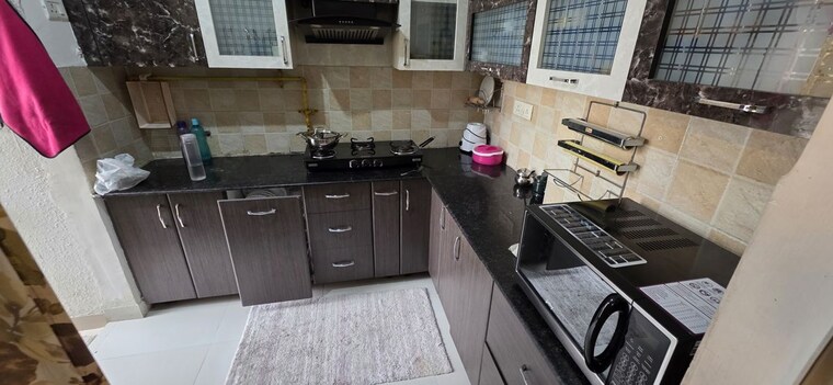 Kitchen, panchsheel-green-mart 3 Bedroom 1350 Sq.Ft. Apartment In Sector 16 Greater Noida Greater Noida 10682196