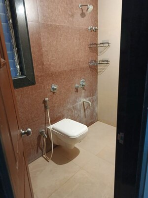 Bathroom in 1 BHK Apartment at Vijay Vatika, Kavesar – for Rent