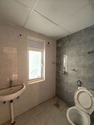 Bathroom in 3 BHK Apartment at Amrapali Dream Valley – for Rent