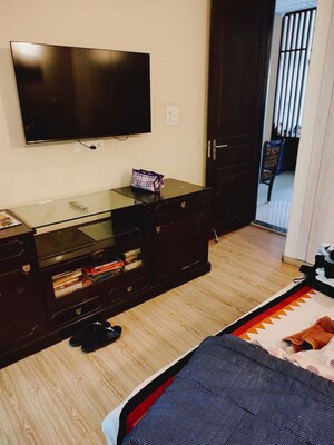 Living Room in 4 BHK Builder Floor at Ansal API Esencia, Sector 67 – for Rent