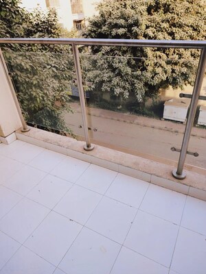 Balcony in 4 BHK Builder Floor at Ansal API Esencia, Sector 67 – for Rent