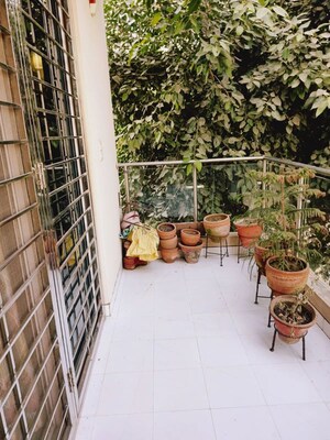 Balcony in 4 BHK Builder Floor at Ansal API Esencia, Sector 67 – for Rent