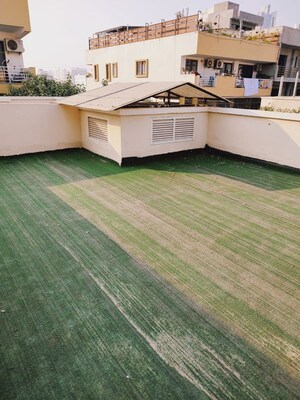 Balcony in 4 BHK Builder Floor at Ansal API Esencia, Sector 67 – for Rent