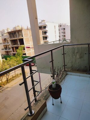 Balcony in 4 BHK Builder Floor at Ansal API Esencia, Sector 67 – for Rent