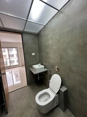 Bathroom in 2 BHK Apartment at Valencia Apartment, Baner – for Rent