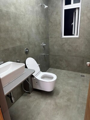 Bathroom in 2 BHK Apartment at Valencia Apartment, Baner – for Rent