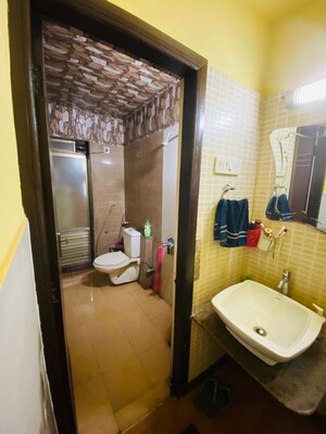 Bathroom in 3 BHK Apartment at Regency Towers, Kavesar – for Rent