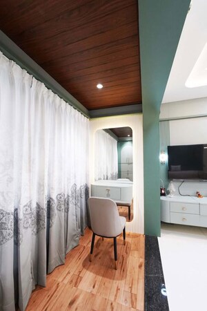 Living Room in 2 BHK Apartment at Wakad – for Sale
