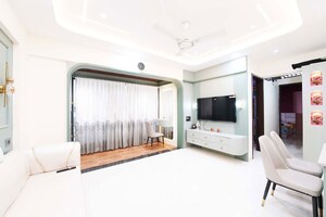 Living Room in 2 BHK Apartment at Wakad – for Sale
