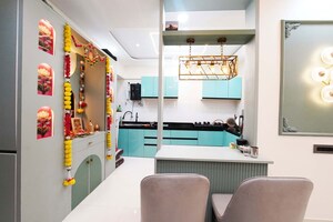 Living Room in 2 BHK Apartment at Wakad – for Sale