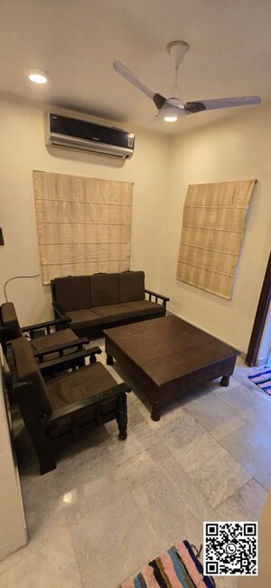 Living Room in 1 BHK Builder Floor at Vasant Vihar – for Rent