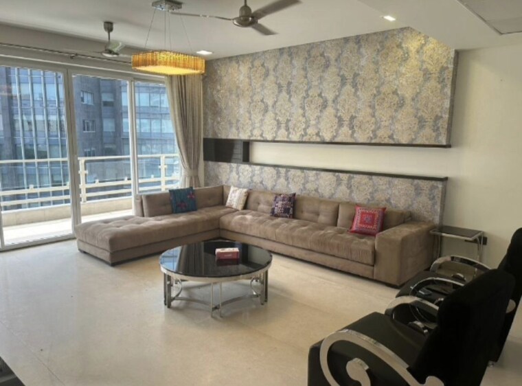 Living Room, abw-la-lagune 4 Bedroom 3160 Sq.Ft. Apartment In Sector 54 Gurgaon 10682371