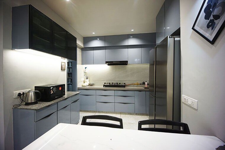 Kitchen, south bopal 3 Bedroom 210 Sq.Yd. Apartment In South Bopal Ahmedabad 10682382