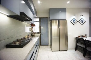 Kitchen in 3 BHK Apartment at South Bopal – for Sale