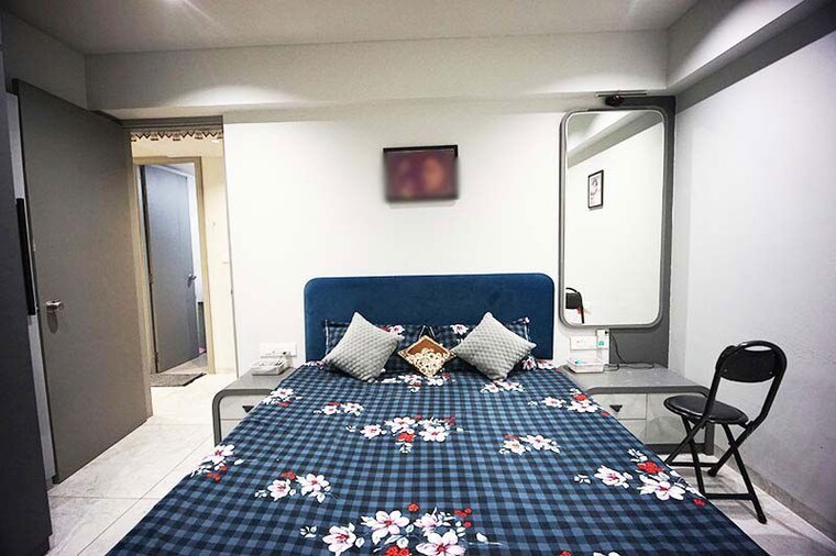 Bedroom, south bopal 3 Bedroom 210 Sq.Yd. Apartment In South Bopal Ahmedabad 10682382