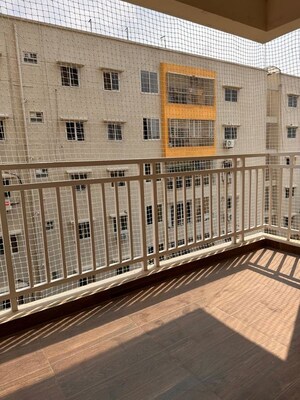 Balcony in 3 BHK Apartment at Lakshmi Cadillac, Kondapur – for Rent