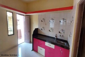 Kitchen in 1 BHK Independent House at Shree Park Society – for Rent