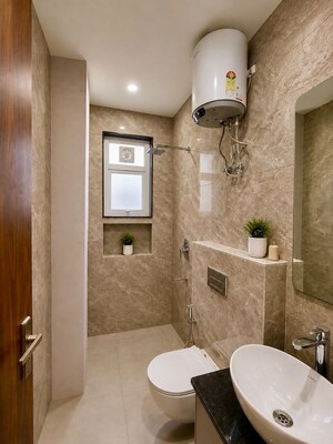 Bathroom in 2 BHK Builder Floor at Sector 57 – for Rent