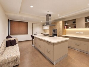Kitchen in 4 BHK Apartment at Prestige White Meadows, Whitefield – for Rent