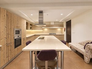 Kitchen in 4 BHK Apartment at Prestige White Meadows, Whitefield – for Rent