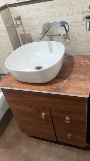 Bathroom in 3 BHK Apartment at Patiala Road – for Rent