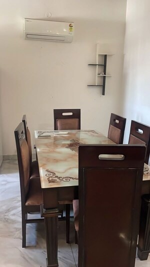 Dining area in 3 BHK Apartment at Patiala Road – for Rent