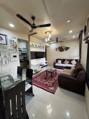 Living Room in 2 BHK Apartment at Wakad – for Sale